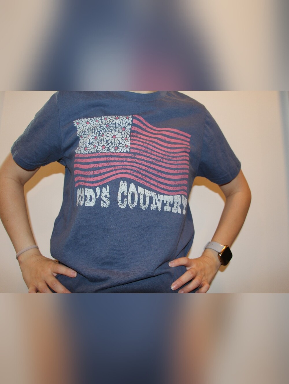Lincoln Navy Graphic Tee - God's Country